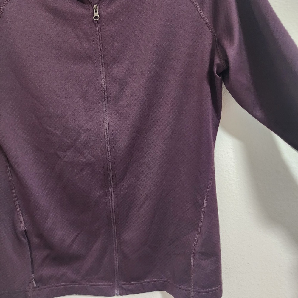 The North Face Womens L Jacket Full Zip Long Sleeve Purple FlashDry Athletic - Picture 5 of 7